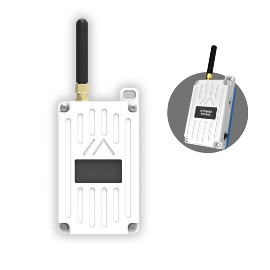RAKwireless WisMesh Pocket v2 All-in-one Meshtastic Handheld 915 Mhz Radio with LoRa Antenna & GPS